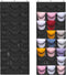 Melpler Hat Rack Hat Organizer,Hat Racks for Baseball Caps,Hat Organizer for Baseball Caps,Hat Storage with 24 Clear Deep Pockets,Hat Rack for Wall/Door Complete with Over Door Hooks(Black)