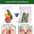 Vacuum Sealer Bags,Food Saver Bags,200 Pint,6"x10",Freezer Storage Bags,Heavy Duty Puncture Prevention,Sous Vide Vacuum Meal Safe,Universal Pre Cut Bag Design