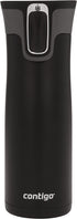 Contigo Autoseal West Loop Vacuum-Insulated Stainless Steel Travel Mug with Easy-Clean Lid, 20 Oz., Matte Black