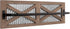 Autumn Alley Rustic Farmhouse Toilet Paper Holder - Rustic Country Bathroom Decor - Industrial Decorative Accessories - Warm Brown Wood, Galvanized Metal & Black Metal - Adds Rustic Charm