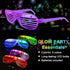60 PCS Glow in the Dark Party Supplies Glow Sticks Bulk 2020 New Year LED Party Favor Light Up Toys Kid/Adults 50 Glow Sticks Necklaces Bracelets / 5 Light Up Glasses/ 5 Led Flower Crown
