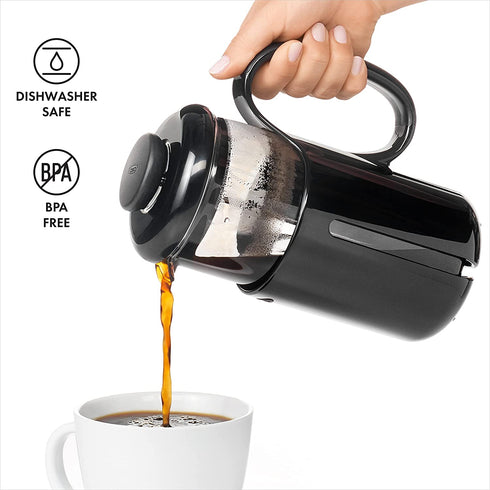 OXO BREW Venture Shatter-Resistant Travel French Press 8 Cup