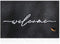 AAZZKANG Welcome Mats for Front Door Outdoor with Durable Non Slip Rubber Backing Ultra Absorb Mud Easy Clean Indoor Door Mat for Entrance Heavy Duty Doormat Black