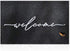 AAZZKANG Welcome Mats for Front Door Outdoor with Durable Non Slip Rubber Backing Ultra Absorb Mud Easy Clean Indoor Door Mat for Entrance Heavy Duty Doormat Black