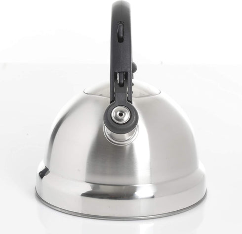 Mr Coffee Claredale Whistling Tea Kettle, 2.2-Quart, Brushed Stainless Steel