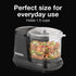 Proctor Silex Durable Mini Food Processor & Vegetable Chopper to Chop, Puree & Emulsify, 1.5 Cup, Black