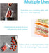 Houseables Vacuum Sealer Bags, Sous Vide Rolls, Two (2), Combo, 8 Inch/11 Inch x 50 Ft, Commercial Grade Plastic, Food Vac Storage & Seal, Airtight Vacume Saver, Microwave & Freezer Safe, Store A Meal