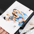 NESCL Photo Album 4x6 Photos Hold 408 Slip-in Acid-Free Black Pockets Picture Book, Linen Cover Small Photo Albums for Wedding Anniversary Family Baby Vacation Christmas Gifts (Blue)