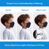 BLScode Disposable Kids Face Protective Masks, (50pcs/100pcs) 3-Layer Facial Cover Masks with Elastic Ear Loops