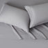 Amazon Basics Lightweight Super Soft Easy Care Microfiber Bed Sheet Set with 14" Deep Pockets - Queen, Dark Gray