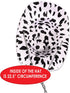 Beistle Adult Size Cow Print, White/Black-for Western Theme, Wild West Party, Cowboy Hat