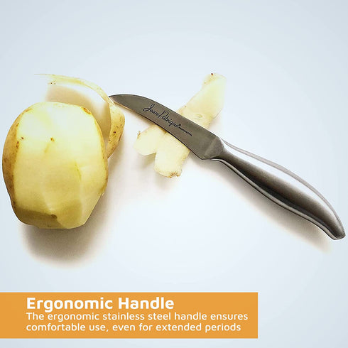 Curved Peeling Knife, Bird Beak Paring Knife, Small Kitchen Paring Knife for Peeling Fruit and Vegetables - Chopaholic by Jean Patrique