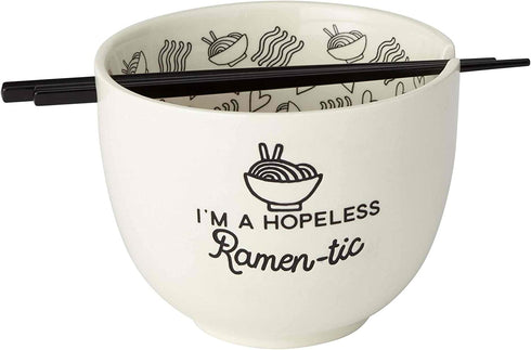 Enesco 6002424 Our Our Name is Mud œRamen-Tic? Bowl, 5 Inches, White
