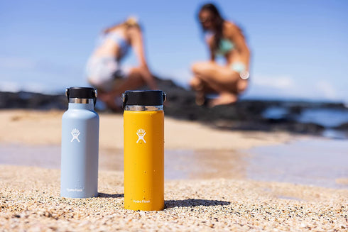 Hydro Flask Standard Mouth Flex Cap Bottle - Stainless Steel Reusable Water Bottle - Vacuum Insulated