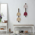 Keletop Hat Rack for Wall Baseball Cap Organizer Hanger (2 Pack) Modern Wooden Hat Holder Wall-Mounted Caps Display for Closet Door Bedroom Entryroom Laundry