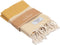 COCOTTON Boho Striped Turkish Hand Towels Set of 2 | 100% Cotton, 16 x 40 Inches | Decorative Bathroom Hair Face Gym Yoga Dishcloth Tea Kitchen Light Weight Quick Dry Farmhouse Towel (Mustard)