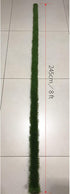 Artificial Grass Decoration Strip Indoor/Outdoor DIY Fake Grass (Width 4cm x Length 245cm, Pine Needle Grass)