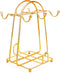 Stainless Steel Wire Rack Display Stand Service for Tea Cups,Bracket,Gold metal stand for coffee cups and saucers.¦