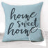 Hexagram Home Decorative Pillow Covers 18 x 18 Inch Set of 4 Blue Modern Geometric Soft Linen Throw Pillow Covers Cushion Case for Couch Sofa Living Room Patio Indoors Outdoors Style Home Decor
