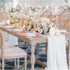 10ft White Chiffon Table Runner 2 Packs 27x120 Inches Romantic Rustic Wedding Table Runner Overlay Sheer Bridal Party Decorations