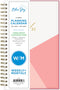 Blue Sky 2022-2023 Academic Year Weekly & Monthly Planner, 5" x 8", Flexible Cover, Wirebound, Cali Pink (130621-A23)