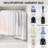 Refrze Garment Bags with Zipper, Garment Cover, 8 Pack Clear Garment Bags, Hanging Garment Bag, Dress Garment Bags for Closet Storage or Travel, Breathable Garment Covers 24'' x 43''/ 50''