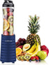 La Reveuse Smoothies Blender 300 Watt with 18 oz BPA Free Portable Travel Sports Bottle (Navy)