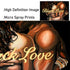 Unikei African American Canvas Wall Art Black Love Prints Black American Love Couple Picture On Canvas Love Hug Wall Art Decorations Home Decor for Kitchen Bedroom 16x24 Inch No Frame