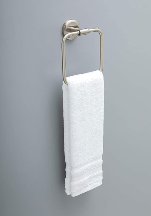 Delta Faucet Westdale Towel Ring, SpotShield Brushed Nickel , Bathroom Accessories, WSD46-BN