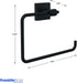 Franklin Brass Maxted Towel Ring, Matte Black, Bathroom Accessories, MAX46-FB 7.87 x 2.15 x 6.04 Inches