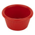 GET Enterprises RM-387-R 2 oz. Fluted Ramekin, Melamine, Red (Pack of 12)