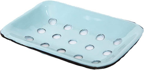 Park Hill Collection Blue Enamelware Soap Dish