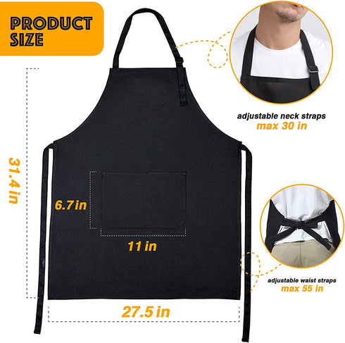 Sweet Couples Aprons,Bridal Shower Gift for His and Hers,Wedding Gifts for Couples,Mr. Right and Mrs. Always Right Aprons,Gifts for Christmas Valentine's Day Engagement Anniversary - 1 Black,1 Beige