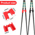 10 Pieces Reusable Chopstick Helpers Training Chopsticks Hinges Connector Reusable Plastic Training Chopstick for Adults Kids Beginner Trainers (Red, Black)
