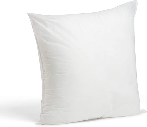 Foamily Throw Pillows Insert 22 x 22 Inches - Bed and Couch Decorative Pillow - Made in USA
