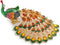 Furuida Peacock Trinket Boxes Hinged Enameled Jewelry Box Hand-Painted Animals Ornaments Craft Gift for Home Decor (Green)