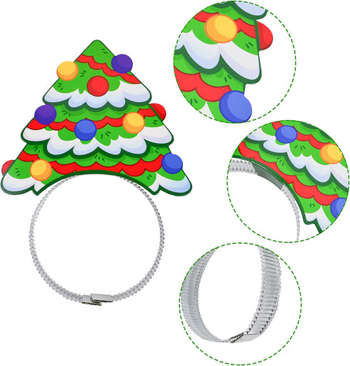 JOYIN 24 Pack Christmas Headbands, Holiday Headbands for Christmas Party Accessories and Party Favors Photo Booth (One Size Fits All)