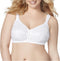 Just My Size Women's Easy On Front Close Wirefree Bra MJ1107