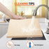 Arcedo Pizza Stone for Oven and Grill, 12 Inch Square BBQ Baking Stone for Bread, Heavy Duty Small Cordierite Pizza Grilling Stone, Thermal Shock Resistant, Includes Durable Metal Scraper