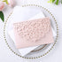 PONATIA 5.12 x 7.2 Inches 20PCS Tri-Fold Laser Cut Wedding Invitation Pocket with Envelopes for Wedding Bridal Shower Engagement Birthday Invite (Blush Pink, 20pcs No Inner Sheet)