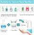 Wisekoti New Generation of Automatic Foaming Soap Dispenser, Electric and Rechargeable, Touchless Foam Soap Dispenser for Kitchen Sink & Bathroom Countertop, Dish Soap Dispenser, Hand Soap Dispenser