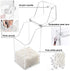 InnSweet Makeup Brush Holder Organizer, Dustproof Cosmetics Brush Storage with White Pearls