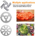 Gogmooi 10 Pcs Kitchenaid Meat Grinder Blade, Meat Grinder Parts Blades, Stainless Steel Food Grinder Accessories, Meat Grinder Attachment for Size 5 Stand Mixer and Meat Grinder Accessories