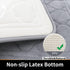 Memory Foam Bath Mat Soft Bath Rugs for Bathroom Non Slip Thick Absorbent Super Cozy Velvet Bathroom Rug Quick Dry Mat for Shower Floor Carpet (17 x 24 Inches,Grey)