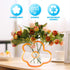 VOSAREA Pink Acrylic Cloud Shaped Flower Vase Make Up Brush Pen Holder Elegant Modern Contemporary Design Vase for Home Office Wedding Decor