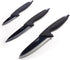 Ozeri Elite Chef Black 3-Piece Ceramic Knife Set, 12.5 x 7.5 x 1 inches