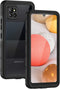 Lanhiem Samsung Galaxy A42 5G Case, IP68 Waterproof Dustproof Shockproof Case with Built-in Screen Protector, Full Body Sealed Underwater Protective Cover for Samsung A42 5G, Black/Clear