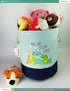 FANKANG Storage Baskets,Collapsible Convenient Nursery Hamper/Laundry Bin/Toy Collection Organizer for Kid's Room(Dinosaur Zoo)