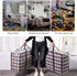 Heavy Duty Large Moving Bags, 90L Big Organizer Storage Bags With Durable Zipper, Water Resistant Totes, Carrying Bag, Camping Bag for Clothes, Bedding, Comforter, Pillow, Moving(Set of 4)