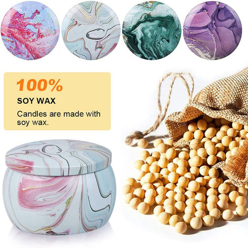 Scented Candles Gift Set for Women, 9 Pack Aromatherapy Candles for Stress Relief & Valentine's Day Gift, Soy Wax Candles Include Vanilla, Rose, Lavender, Jasmine